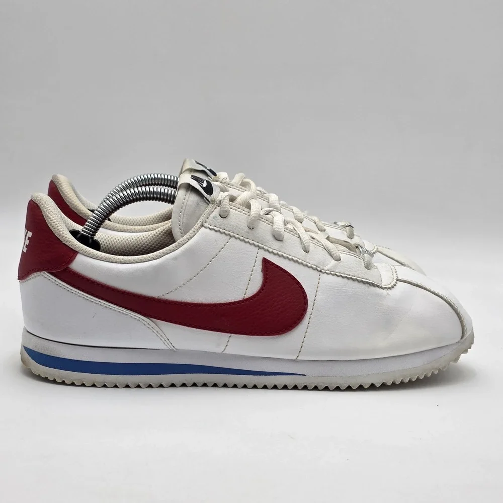 Nike Cortez Basic SL GS Forrest‎ Gump Youth 7Y  Women's8.5 White Red 904764-103
